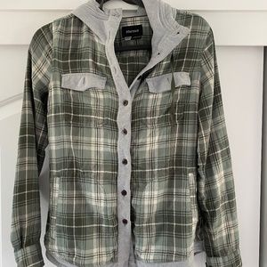 Marmot button down flannel jacket